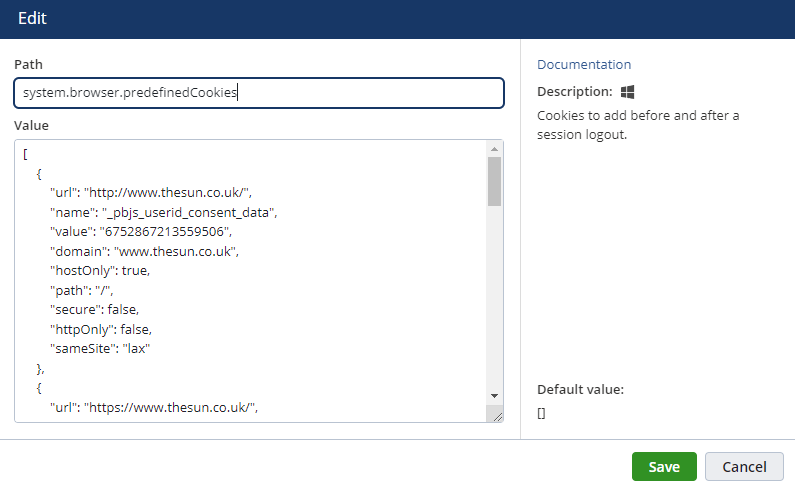 Configure local client machine